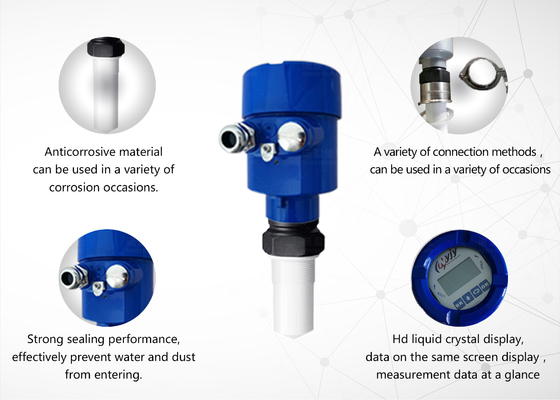 Good price 4-20mA NUOYING 26GHz NYRD805 Sensor de nivel de radar Transmisor adecuado para varios líquidos de corrosión con material PTFE Antenna en línea