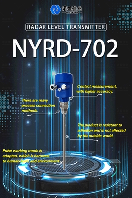 Un buen precio. 1.8GHz NYRD-702 Venta directa de fábrica Alta precisión de onda guiada de radar de nivel del transmisor con salida 4-20mA en línea