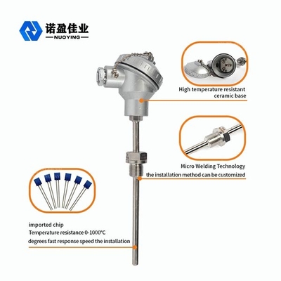 Good price Pt1000 Pt1000 Pt100 RTD termómetro industrial de vapor Temperatura digital Proba de termopares Sensor de temperatura Transductor transmisor en línea