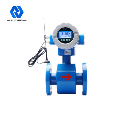 Un buen precio. fuerte antiinterferencia IP68 Medidor de flujo electromagnético inteligente 0,1-10m/S 4-20mA en línea