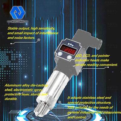 Un buen precio. Transmisor de sensor de presión de pantalla digital conectado con rosca 24VDC NP-93420-IX en línea