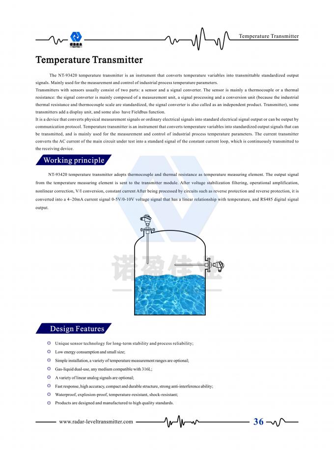 Pt1000 Pt1000 Pt100 RTD termómetro industrial de vapor Temperatura digital Proba de termopares Sensor de temperatura Transductor transmisor 5