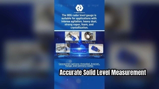 Transmisor de nivel por radar Medición de material sólido