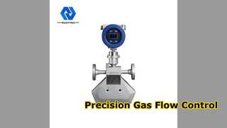 Control de flujo de alta precisión del medidor de flujo másico de gas digital